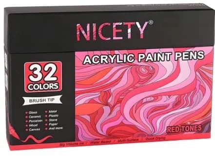 Pack de 32 Brush Red Tones
