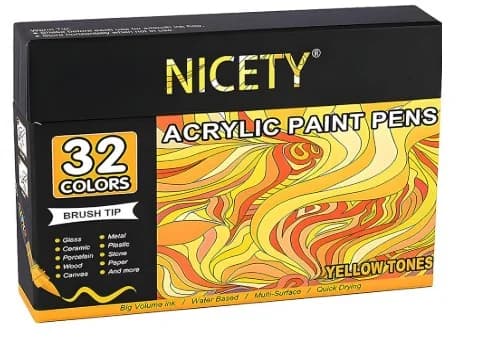 Pack de 32 Brush Yellow Tones