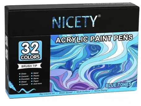 Pack de 32 Brush Blue Tones