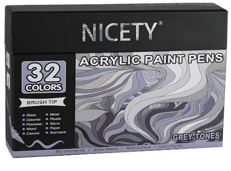 Pack de 32 Brush Grey Tones