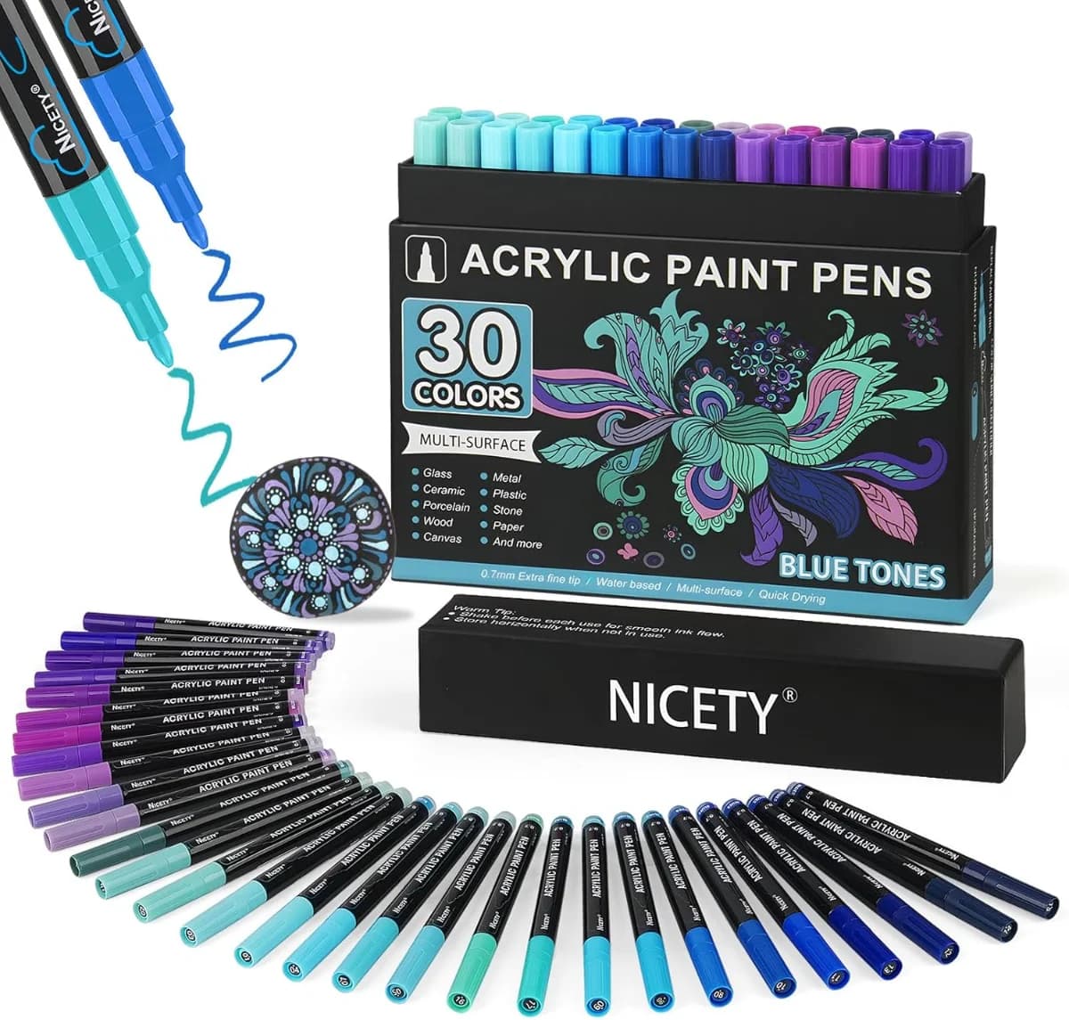 Pack de 30 Blue Tones