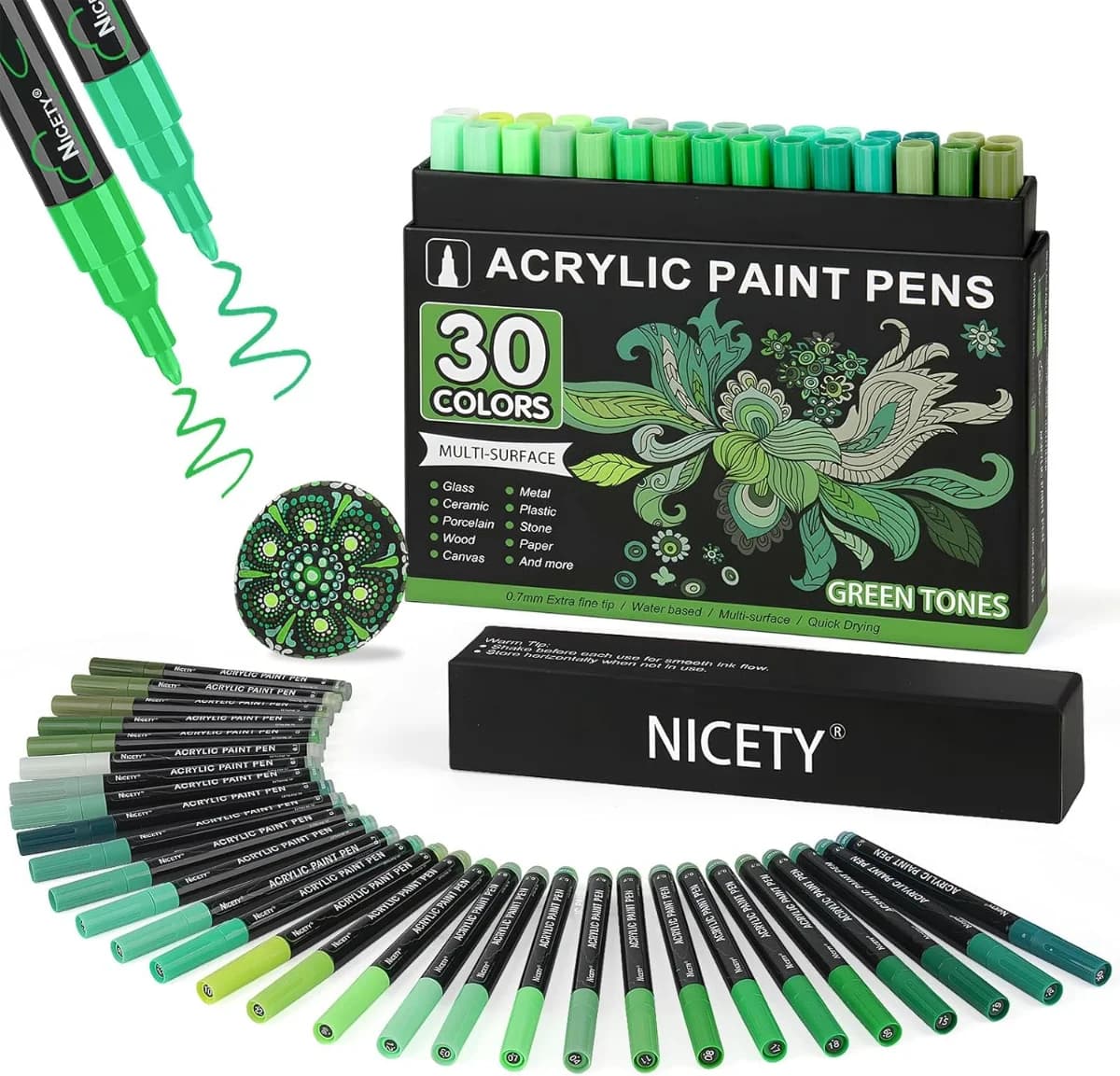 Pack de 30 Green Tones