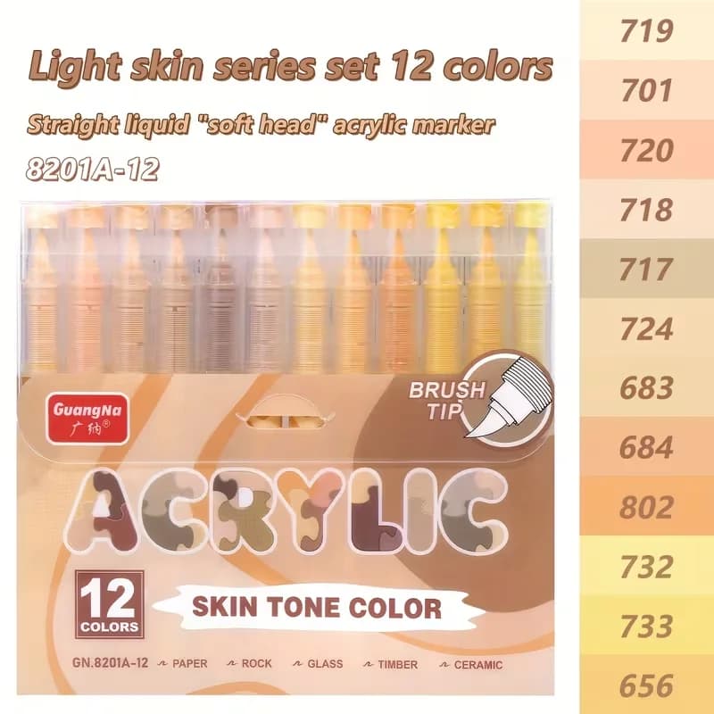 Set de 12 Light Skin Colors